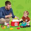 Набор Mega Bloks Зеленый Город Пчела и Фермерский Трактор (51 штука) для детей от 1 года, HDL07
