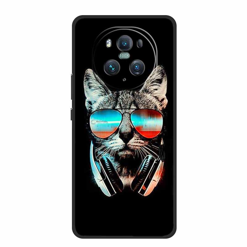 Чехол для Honor Magic6 Pro Животные ТПУ Силикон Мягкие Чехлы для Телефона Задняя Крышка для Huawei Honor Magic 6 Pro Волк Ударопрочный funda