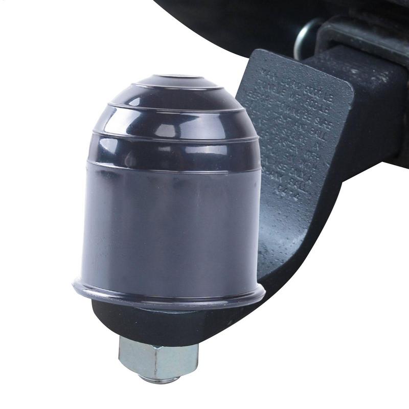 Universal 50mm Trailer Accessories Black Trailer Ball Cover Tow Bar Ball Cover Cap Hitch Protection Car Styling
