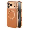 Премиальный кожаный чехол-подставка с поворотом на 360° для iPhone 17 Air 16 15 14 Plus 13 Pro Max Высококачественный Магнитная застежка Бизнес Благородный