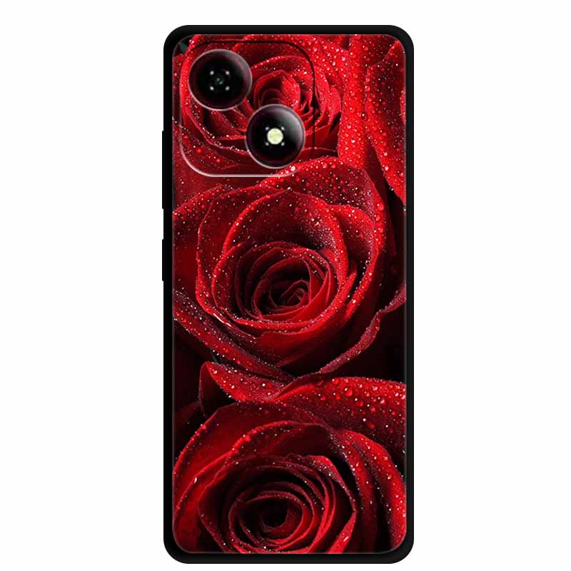 Чехол для ZTE Blade A35e A 35 e A35 e Чехол Черный Силиконовый Мягкий Задний Чехол для Телефона ZTE Blade A35E Z2466 Funda Чехлы