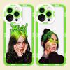 Постер B-Billies E-Eilishs Обложка Прозрачный Чехол Для Телефона Для iPhone Apple 17 AIR 16E 16 15 14 12 13 11 Pro Max Plus XR DIY Чехол-Оболочка