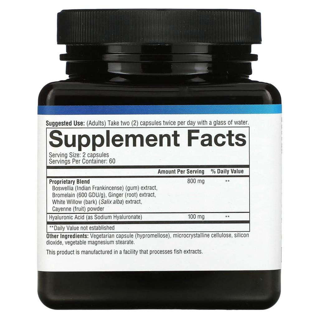 Youtheory Hyaluronic Acid, Advanced Formula, 120 Veggie Capsules