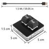 SinLoon Мини USB Механическая Игровая Клавиатура для OSU с USB Подходит для Бухгалтерии и Ритм-Игр 2-клавишная Клавиатура, 2-клавишная Клавиатура Копировать/Вставить, Клавиатура,