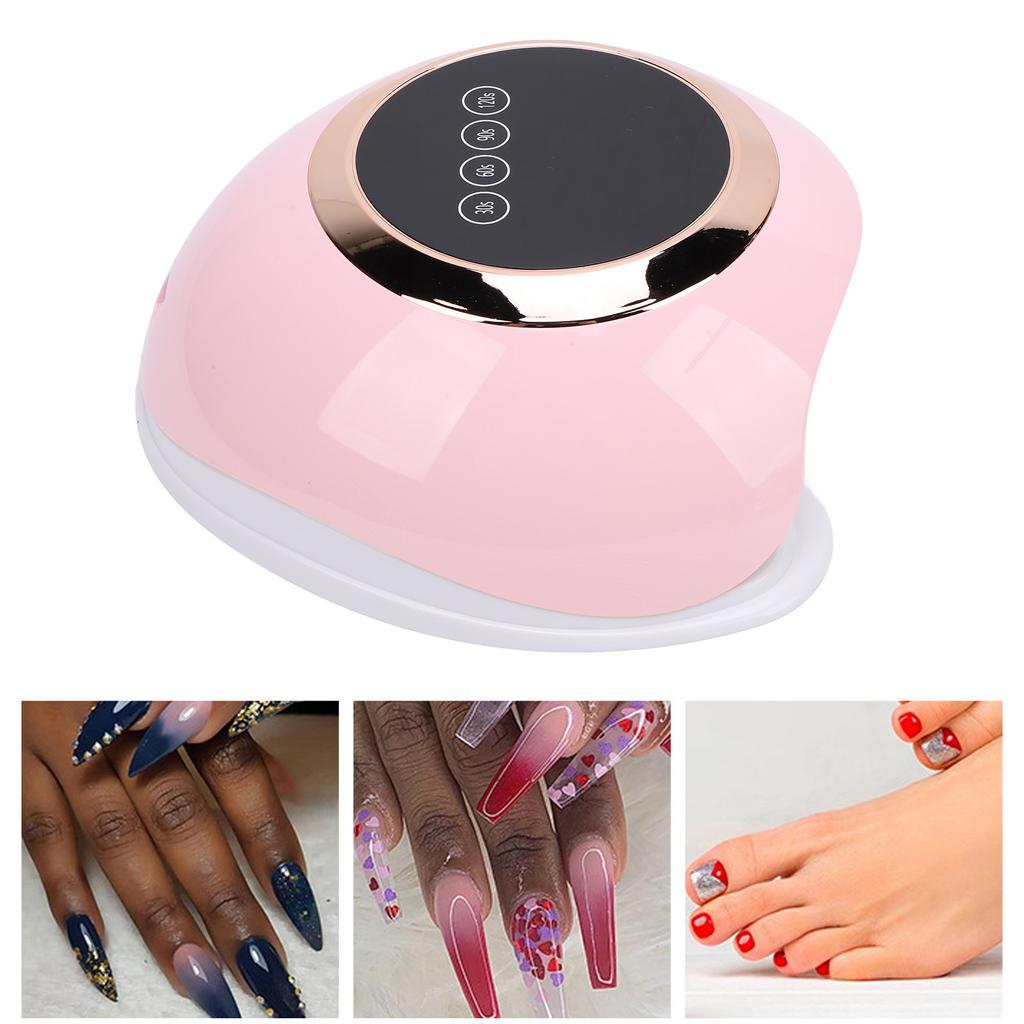 УФ-светодиодная лампа для ногтей с интеллектуальным датчиком, лампа для сушки лака, большая мощная сушилка для ногтей с 30 ламповыми чипами f