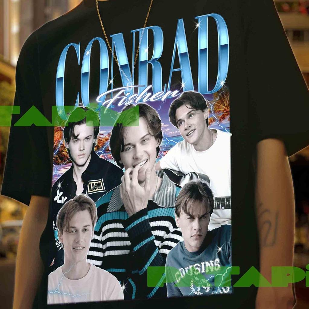 Conrad Fisher Retro Graphic Tee: Unisex Cotton Blend Sweatshirt