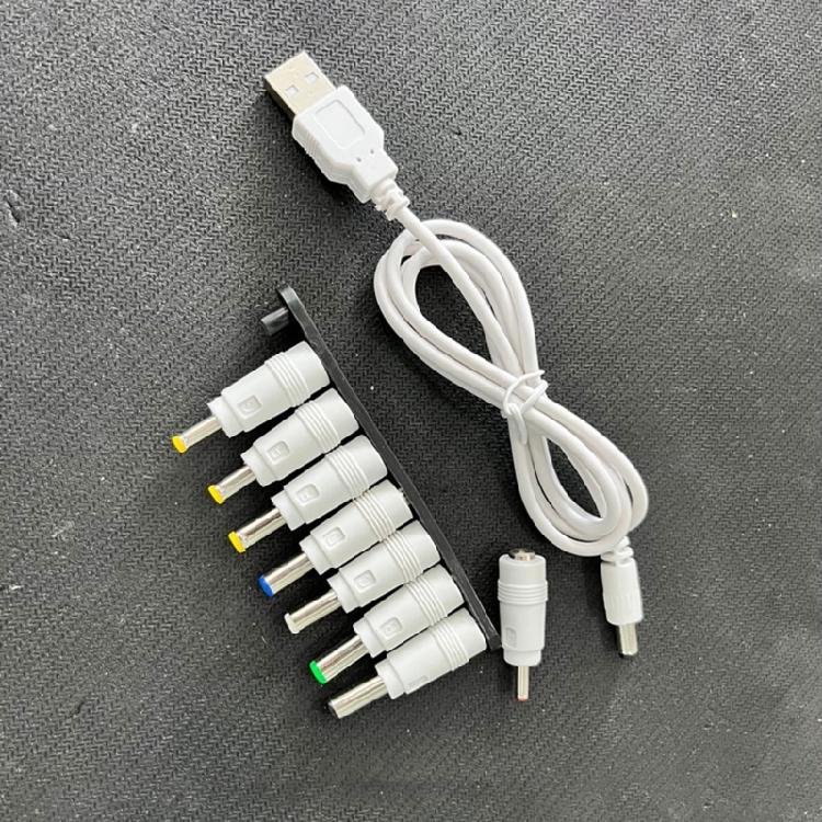 Гибкий USB-шнур питания DC5V с 8 сменными разъемами