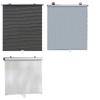 Blackout Blind Shade With Suction Cups Roller Window Shades Temporary Portable Window Cover Curtain 49.12 X 22.79 Inches