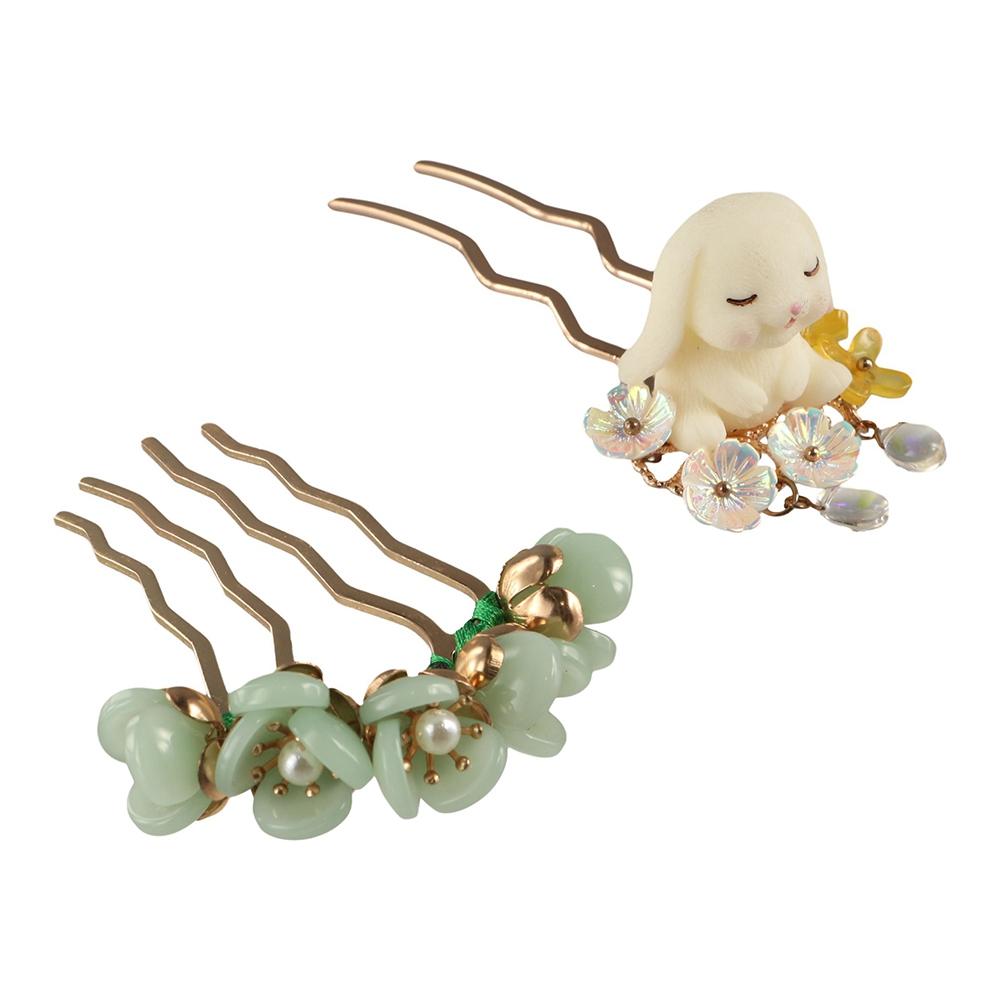 Flower Chinese Style Hair Stick Butterfly Hanfu Hairpin Cute   Cheongsam Accessories