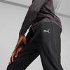 Puma Брюки Run Cloudspun Tapered Pant, однотонные, повседневные, средней посадки, трикотажные, спортивные, мужские, черные 524614-01