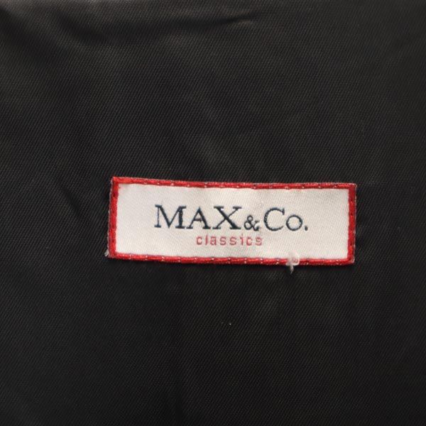 MAX&CO Made In Italy Single Button Coat M Black Women Used