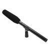 Camera Microphone Professional Interview Condenser Mic with Metal Bracket and Windproof Foam Cover