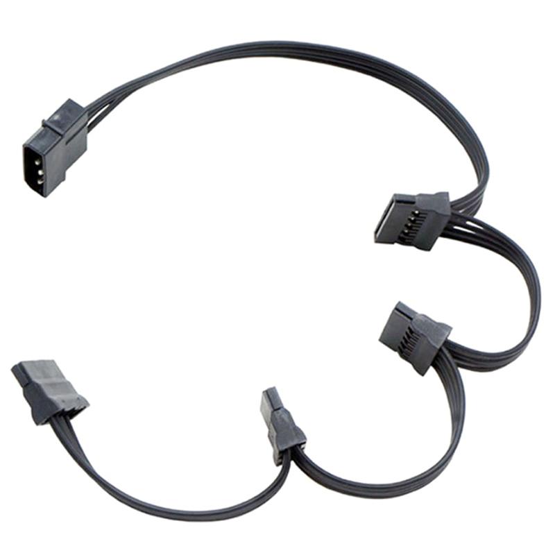 4-контактный 1 штекер на 3/4/5/6 гнездовой разветвитель Sata Power Extension Кабель жесткого диска