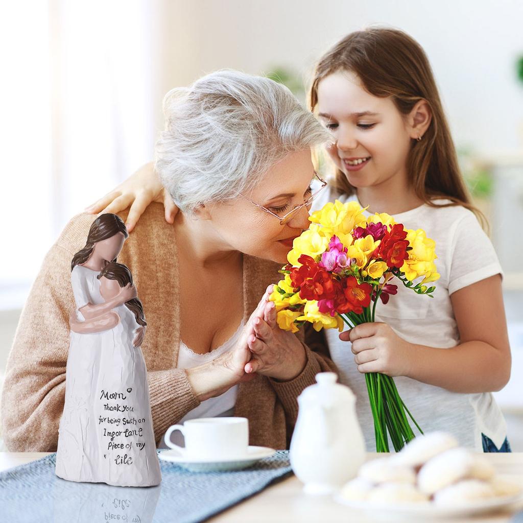 Теплый подарок на День матери - элегантные скульптуры из смолы, украшения для рабочего стола в гостиной, предметы домашнего декора