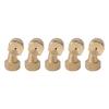 5PCS G1/2in Female Thread Brass Deck Jet Nozzles Durable Waterscape Fountain Nozzle Automatic