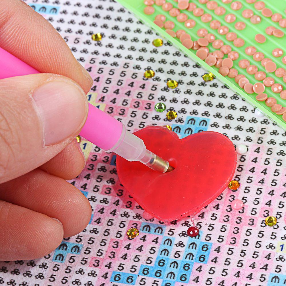 Sticking Nail Art Tools Diamond Painting Glue Clay Diamond Painting Glue Drilling Mud Heart-shaped