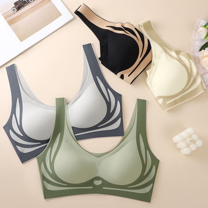 2 шт. Женское бесшовное собирающее нижнее белье без косточек, бюстгальтер, приятный к коже, дышащий бюстгальтер
