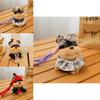 Stylish Plush Dog Bee Bag Charm High-end Appearance For Trendy Girls And Women