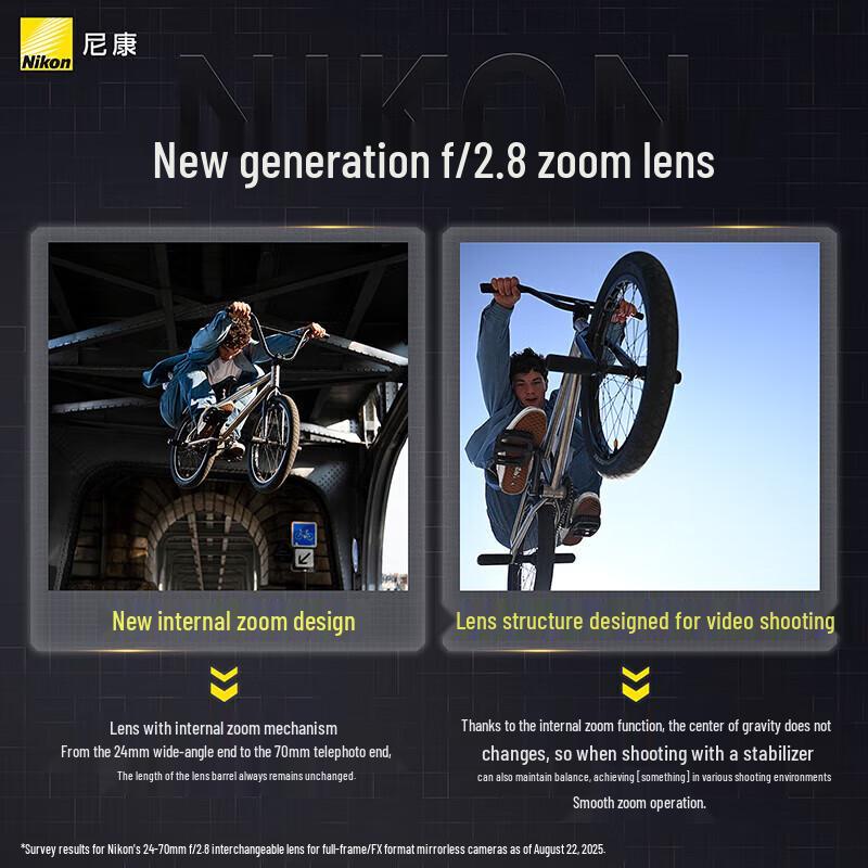 Nikon Nikkor Z 24-70mm f/2.8 S II Standard Zoom Lens