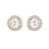 Angelic Stud Pierced Gold-Tone Earrings 5505470 For Women