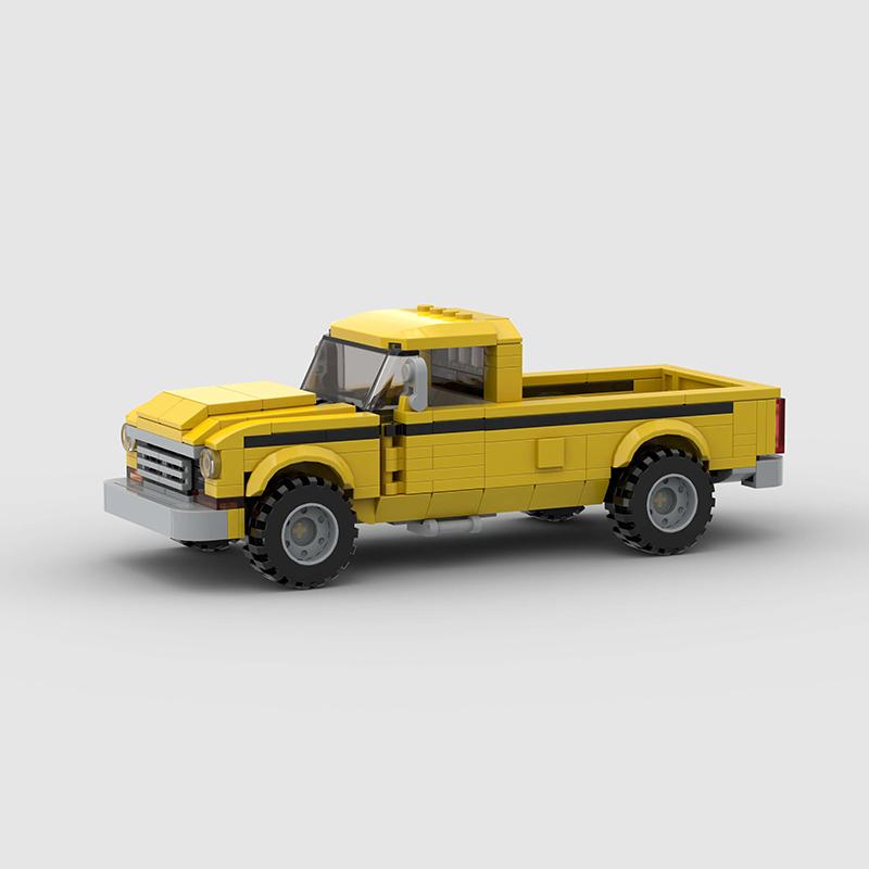 Городской Спортивный Гоночный Автомобиль F 250 MOC Пикап Строительные Блоки Техника Транспортное Средство Известные Гонщики Игрушки Дети