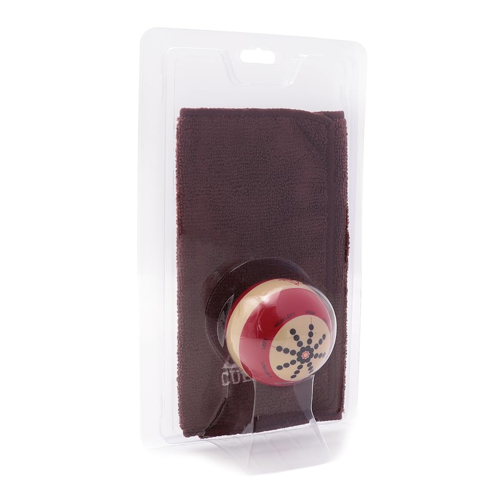 CUESOUL 6oz Remap 2 1/4 Resin Billiard Cue Ball for Training, Red (BC002)