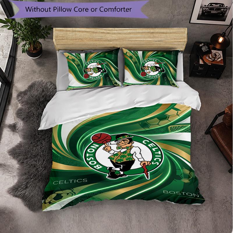 Celtic FC Themed Bedding 3Pcs Duvet Cover Set Decorative Bed Linen For Teen Room Home Decoration