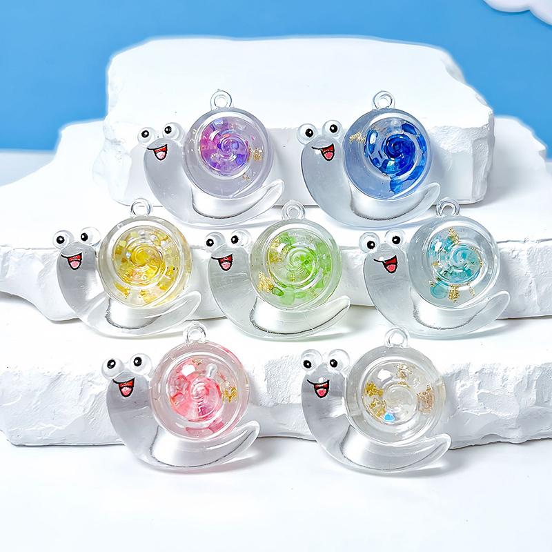 1 шт. мультяшная светящаяся улитка микропейзаж светящаяся миниатюрная статуэтка улитки в горшке мини-сад фей кукольный домик украшение