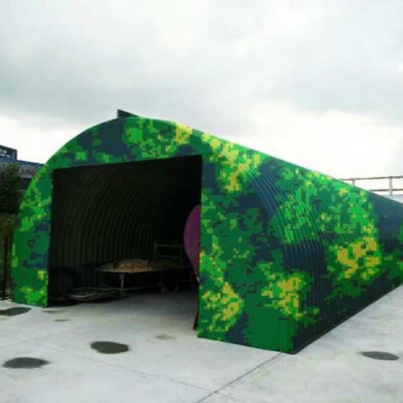 Stealth Leopard Corrugated Modular Structure