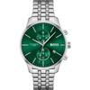 Мужские кварцевые часы Associate Green из нержавеющей стали 1513975