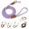 New Adjustable 1.5M/2.1M Medium Big Dog Leash with Easy and Convenient Nylon P Type Training, Slide Fastener Buckle for Large Do