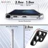 Transparent Soft Silicone  Case For Samsung Galaxy S23 Ultra S22 S21 FE S20 Plus Note 20 Magnetic Card Slot Ring Holder Cover