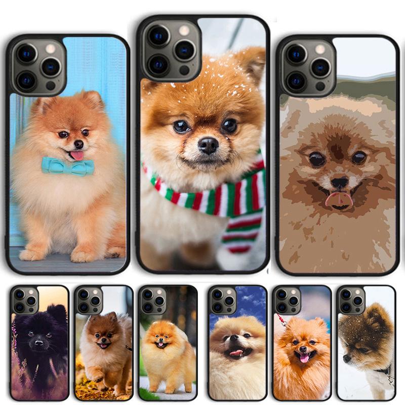 Pomeranian Dog Phone Case For iPhone 17 Air 13 12 14 15 16 Cover For Apple 14 15 16 Pro Max 6S Plus Coque