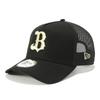 New Era Mesh Nippon Professional Orix Free Size 940AFTR NPB ORIBUF Black Gold 25J Cap, Baseball, Buffaloes/Black