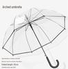 EVO Custom Transparent Eco-Friendly Automatic Umbrella with Long Handle - Perfect for Advertising and Gifts