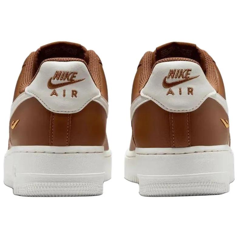 Nike Womens Air Force 1 '07 'Light British Tan Hemp Metallic Gold Sail' (women's sizes) Light British Tan / Hemp / Metallic Gold / Sail