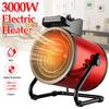 3000W Portable Industrial Electric Heater Thermostat Air Warmer Radiator Room Heater 3 Gear Adjust Overheat Protection