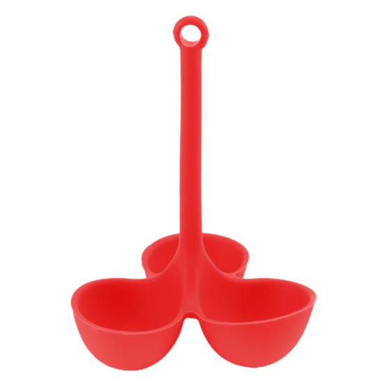 Egg Poacher Food-Grade 3 Holes Temperature Resistance Silicone Egg Cooker Egg Holder Cup Cooking Accessories