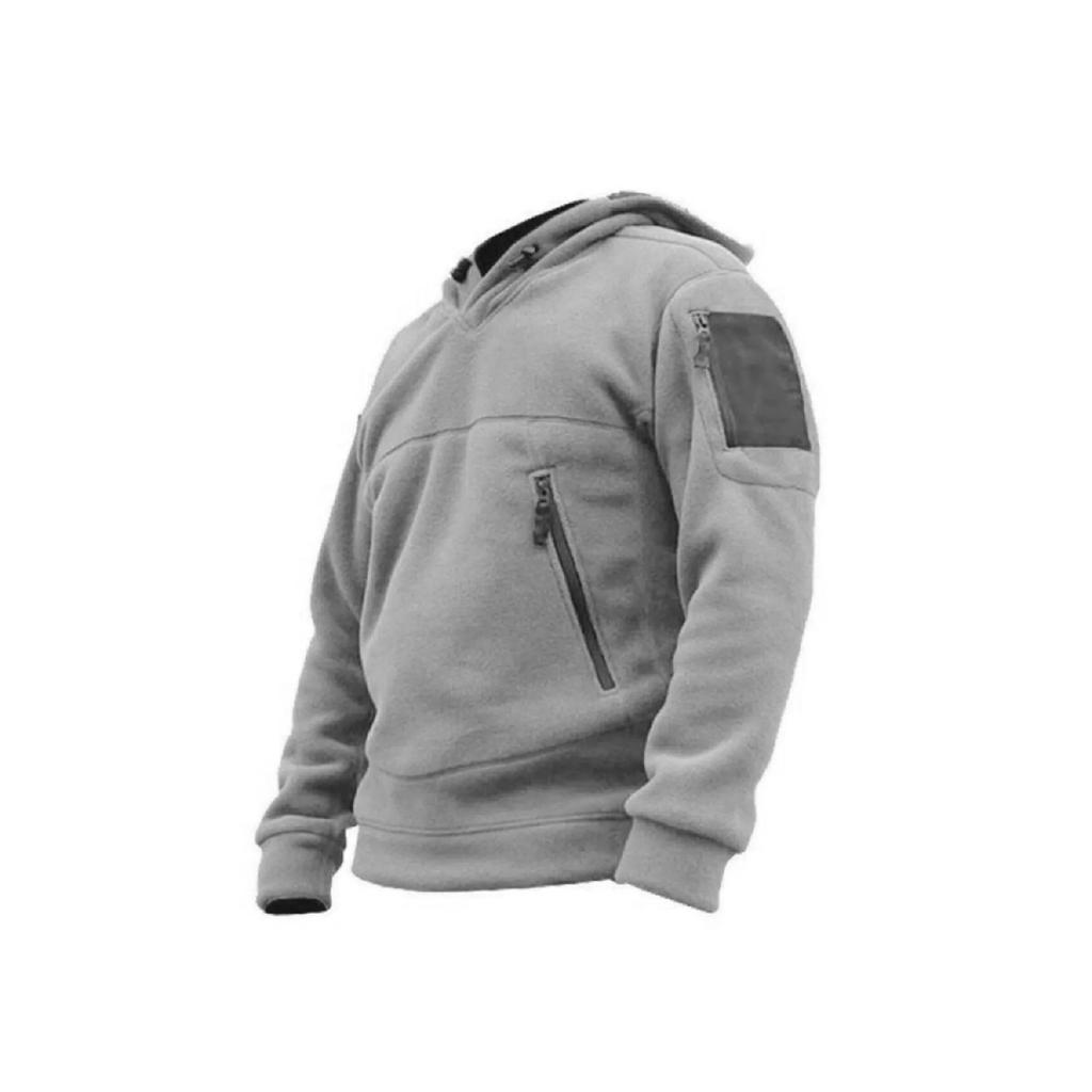 Мужская тактическая флисовая куртка Polar с капюшоном для улицы и улицы Kombat