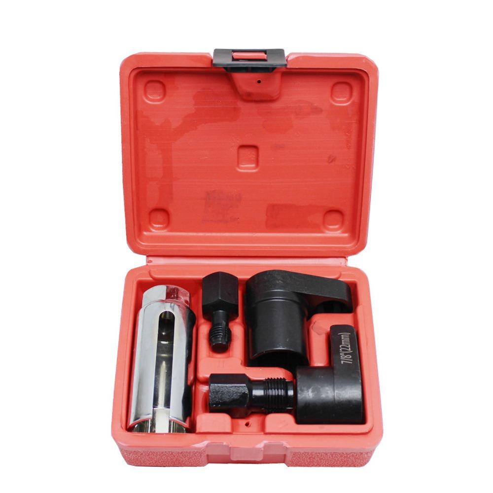 3/5PCS Plum Blossom Square Mouth Oxygen Sensor Removal Tool Red Box Vacuum Sensor Socket  Car Repair