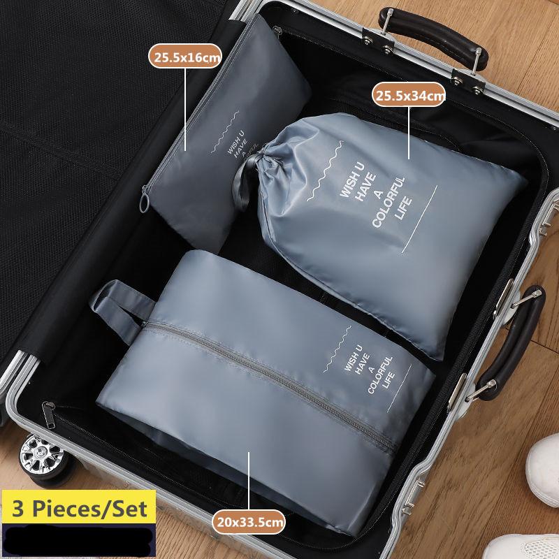 Portable Travel Storage Bag Home Clothing Underwear Shoe Packing Finishing Bag High-capacity Oxford Cloth Waterproof Storage Bag