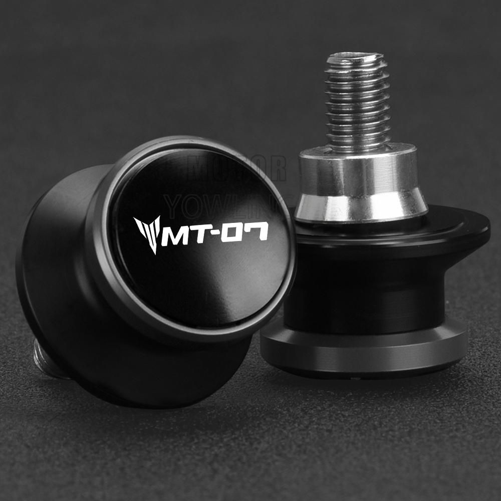 Для Yamaha MT 07 MT07 FZ07 FZ 07 FZ-07 MT-07 Мотоцикл 6 мм Алюминиевый Болт Стойки Маятника Маятниковые Катушки Слайдер Аксессуары
