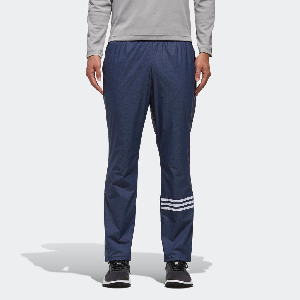 Adidas Полосатые простые дышащие прочные эластичные трикотажные спортивные брюки мужские низ темно-синего цвета DH3999