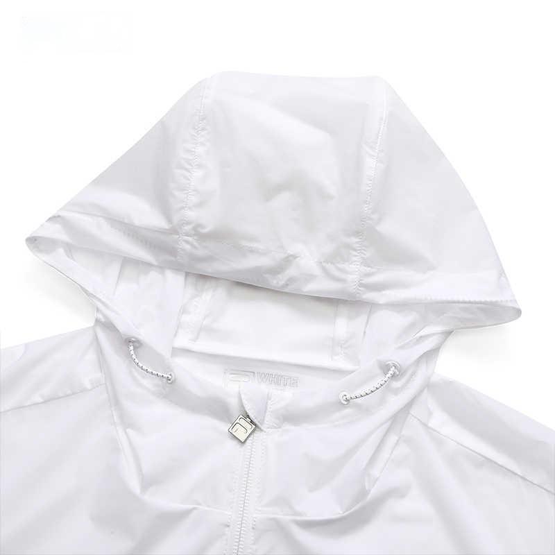 FILA Jackets Men's Standard White Hooded Thin Other F11M228701F-WT