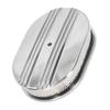 12in Air Cleaner Oval Half Finned Polished Aluminum Alloy Fits for 5 1/8in Carburetors Car Oval Air Filter 12in Car Air Filter