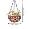 Resin Plastic Hanging Basket Flower Pot, Coconut Palm Indoor Flower Pot, Hanging Basket Flower Pot for Suspension,hanging Plants