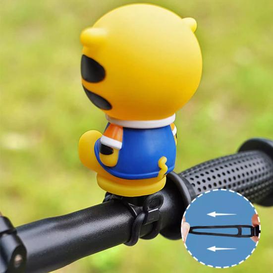 Cartoon Bike Bell Cute Squeeze Bicycle Horn Loud Clear Sound Easy Installation on