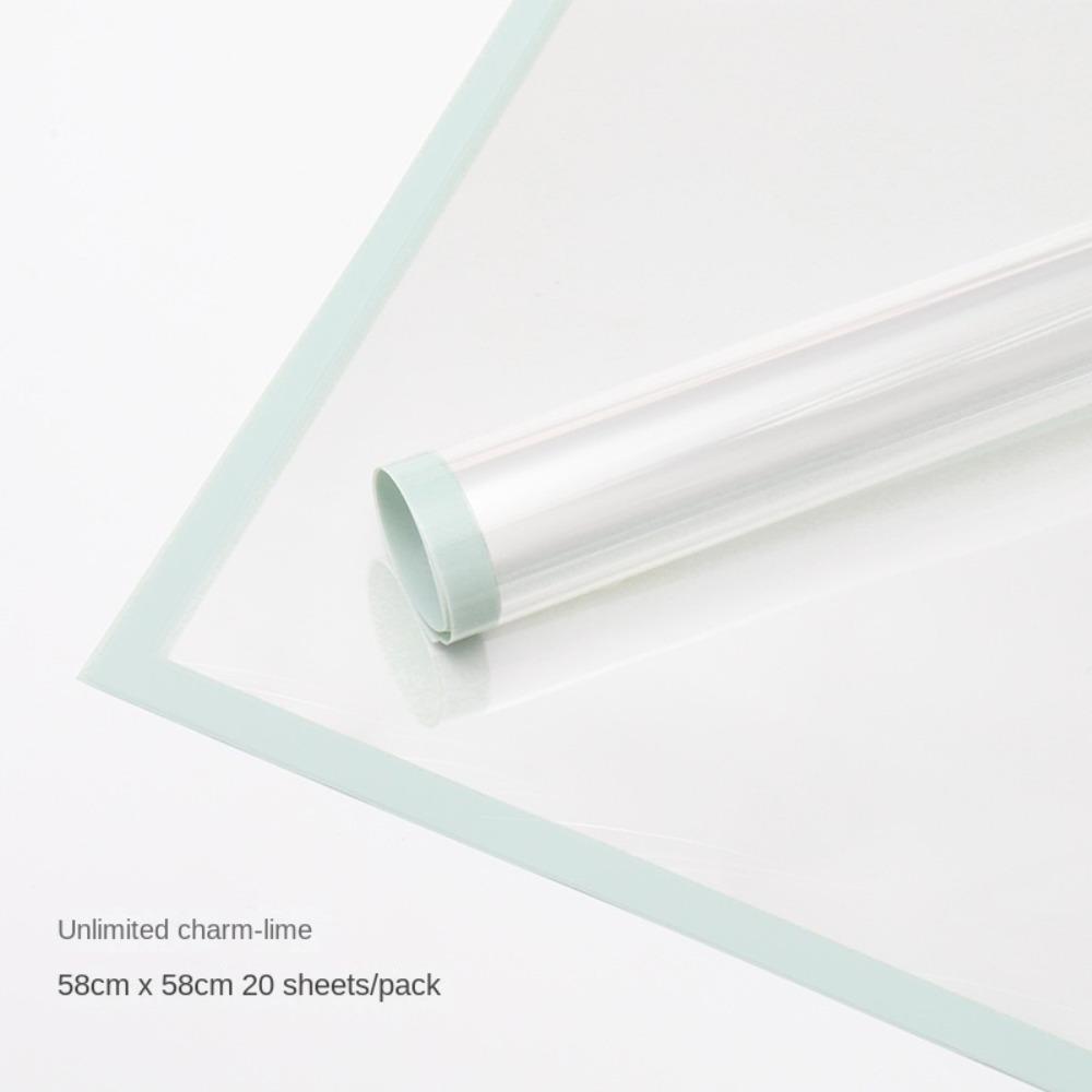 PVC Film Bouquet Packing Bag Craft Flower Packaging Bag Flower Wrapping Paper Roll Mother's Day