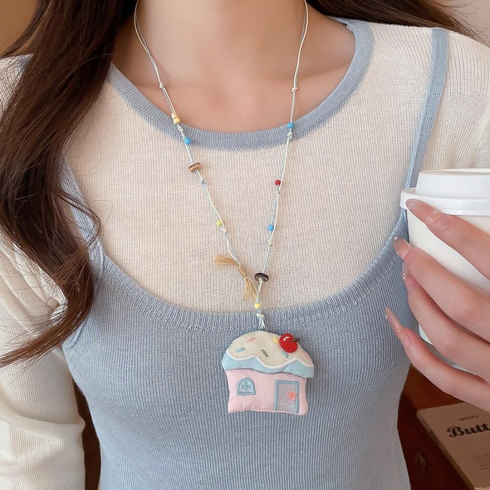 Flower Korean Beaded Necklace Jewelry Clavicle Necklace Y2K Ins Fashion Bohemian Choker Women