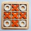 Parent-Child Interaction Wooden Board Game XO Tic Tac Toe Chess Funny Developing Intelligent Educational Toy Puzzles